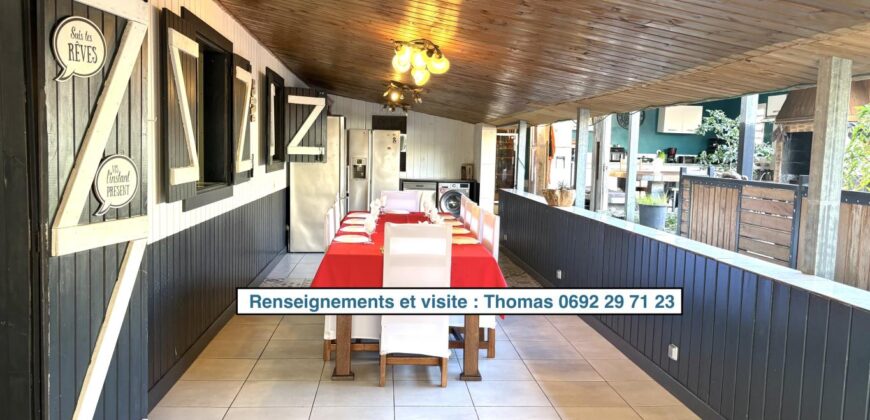À vendre une agréable villa rénovée avec fort potentiel locatif à Cambuston Saint-André Réunion