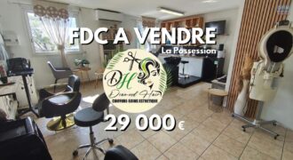 Vente le fonds de commerce du salon de coiffure Diamond’Hair situé à La Possession