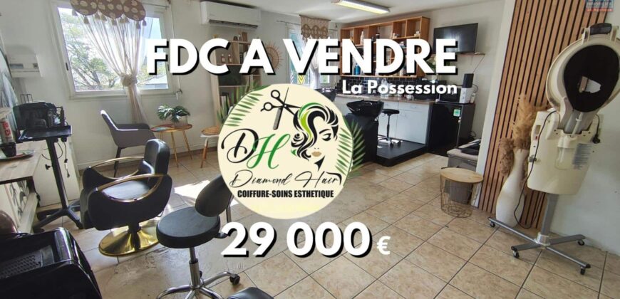 Vente le fonds de commerce du salon de coiffure Diamond’Hair situé à La Possession