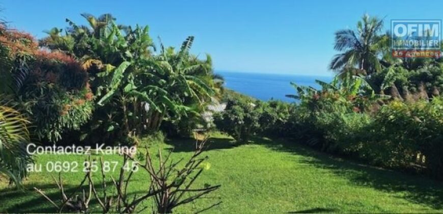 À vendre une agréable maison familiale avec vue mer au calme à La Montagne Réunion
