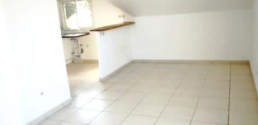 En vente charmant studio de 29.57 m2 avec vue mer et montagne situé à Saint Joseph Réunion