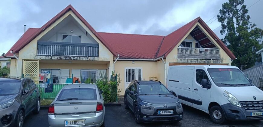 En vente un ensemble immobilier de 290 m² sur une parcelle de 607 m² situé à La Plaine-des-Palmistes Réunion
