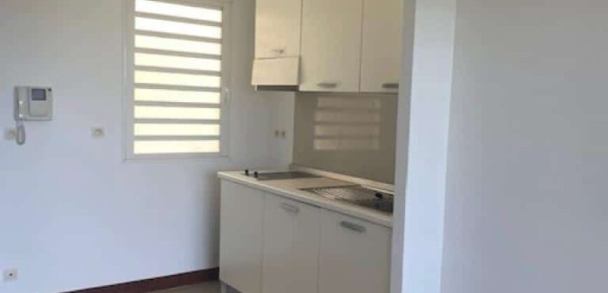 À vendre appartement de type F1 avec terrasse et parking en sous-sol à Sainte-Clotilde Réunion