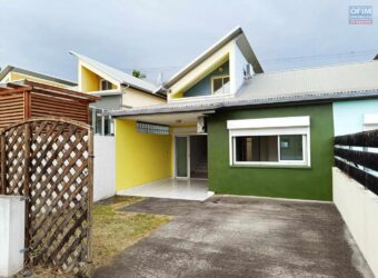 À vendre villa T4 en duplex de 93 m2 située à la Ligne des Bambous Réunion