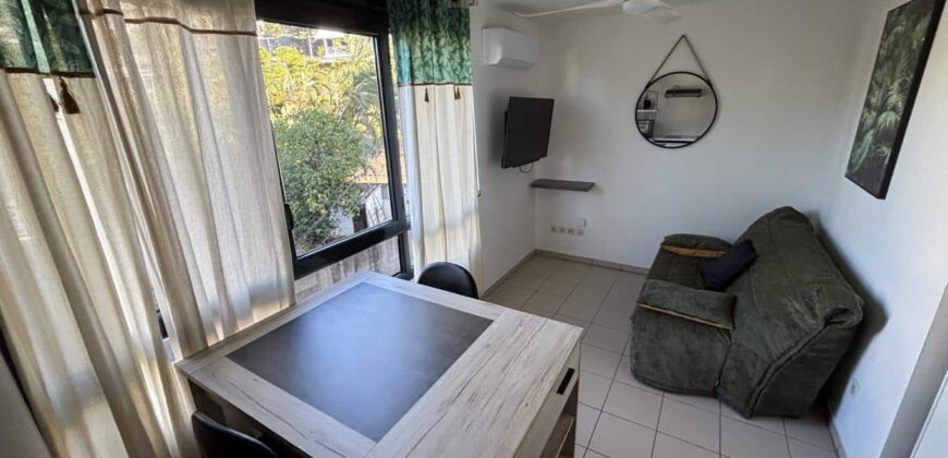 À louer un appartement T1 meublé de 24m2 dans une résidence à Saint Denis Réunion