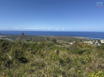 Vente terrain de 621 m2 arpenté uniquement pour un projet touristique/loisir avec pleine vue mer situé aux Avirons Réunion