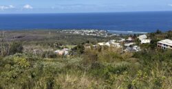 Vente terrain de 621 m2 arpenté uniquement pour un projet touristique/loisir avec pleine vue mer situé aux Avirons Réunion