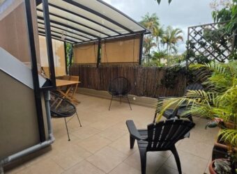 Location d’un charmant appartement T3 meublé de 50 m2 avec jardin et parking privatif situé au Tampon Réunion